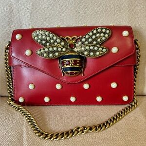Gucci Pearl Margaret Shoulder Bag